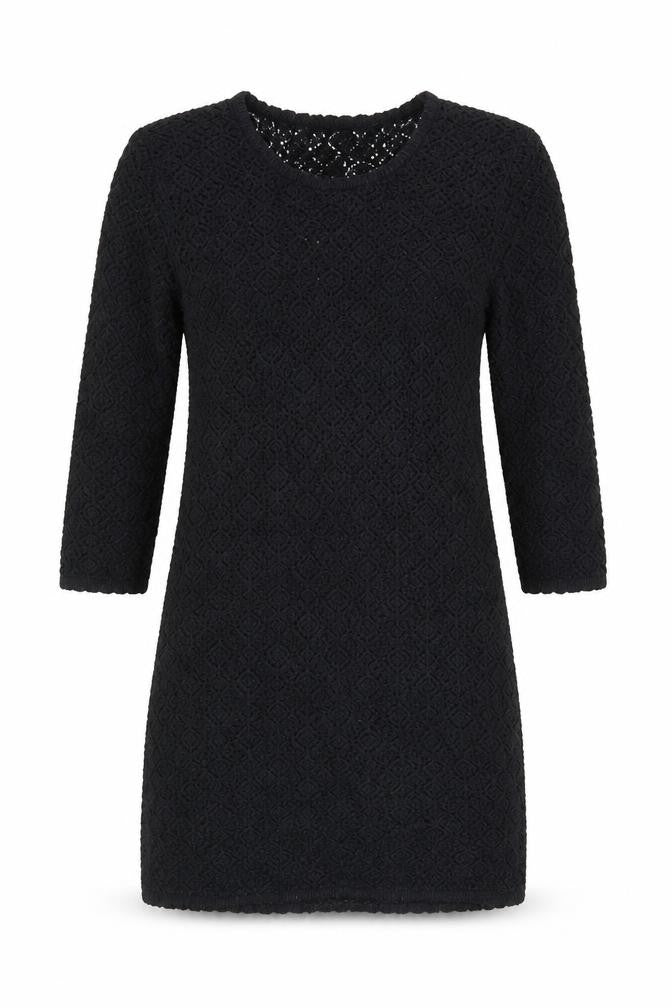 Uniqlo Women's Black Cotton Dress, Size S