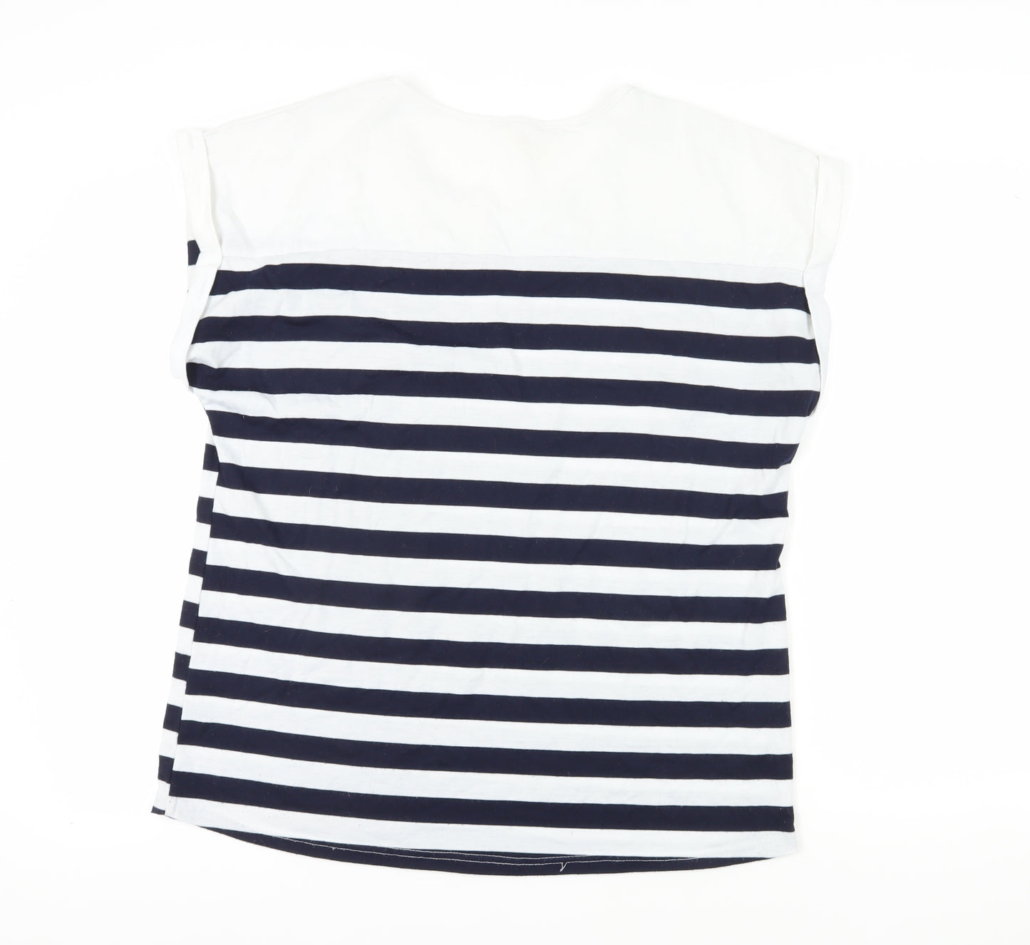 Stella Women's Multicoloured Striped T-Shirt Size 16