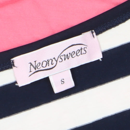 Neony Sweets Women's S Multicoloured Striped Tank Dress