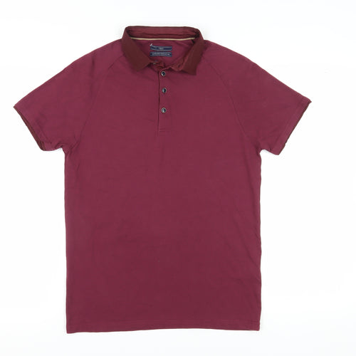 Next Boys Red Cotton Polo Shirt 14 Years - Excellent Condition