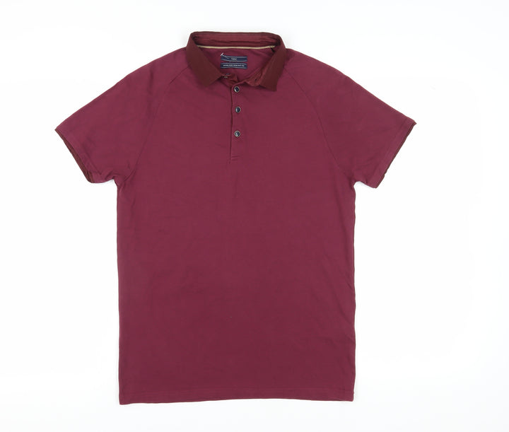 Next Boys Red Cotton Polo Shirt 14 Years - Excellent Condition