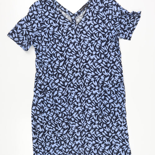 Marks and Spencer Women's Blue Floral Shirt Dress