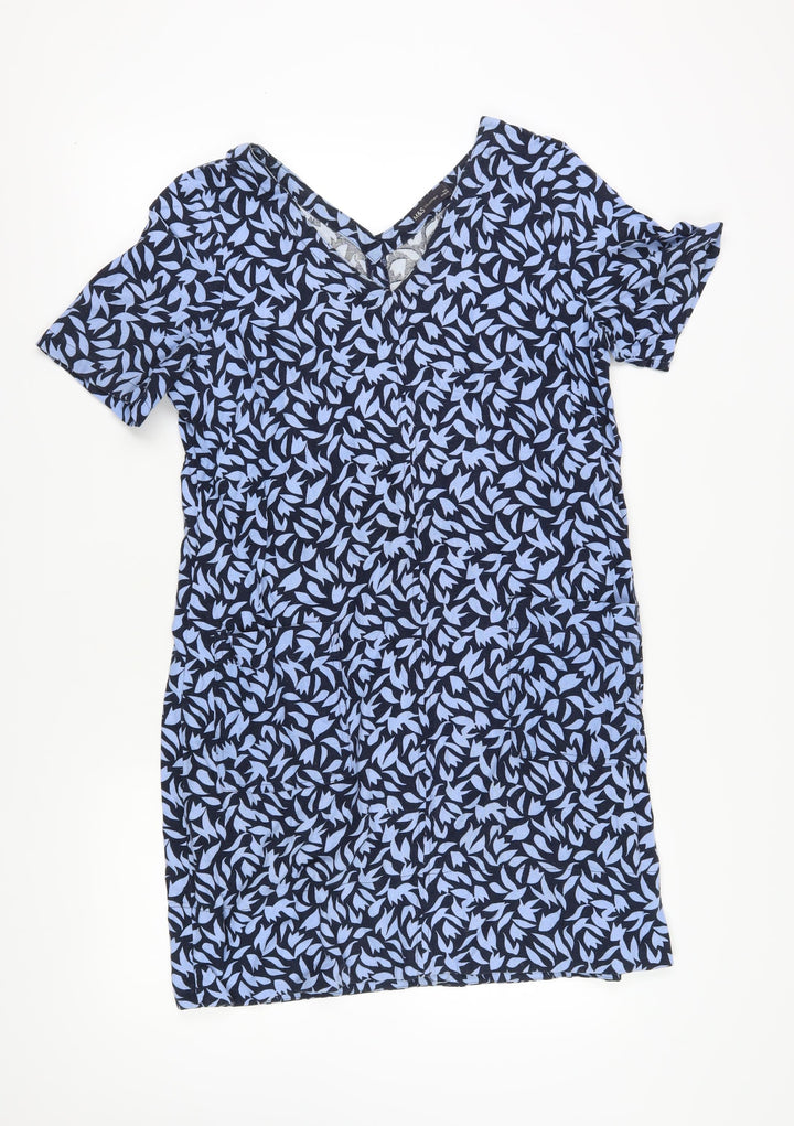 Marks and Spencer Women's Blue Floral Shirt Dress