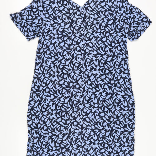 Marks and Spencer Women's Blue Floral Shirt Dress