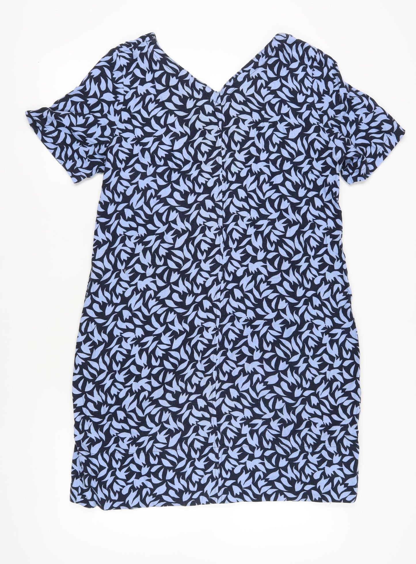 Marks and Spencer Women's Blue Floral Shirt Dress