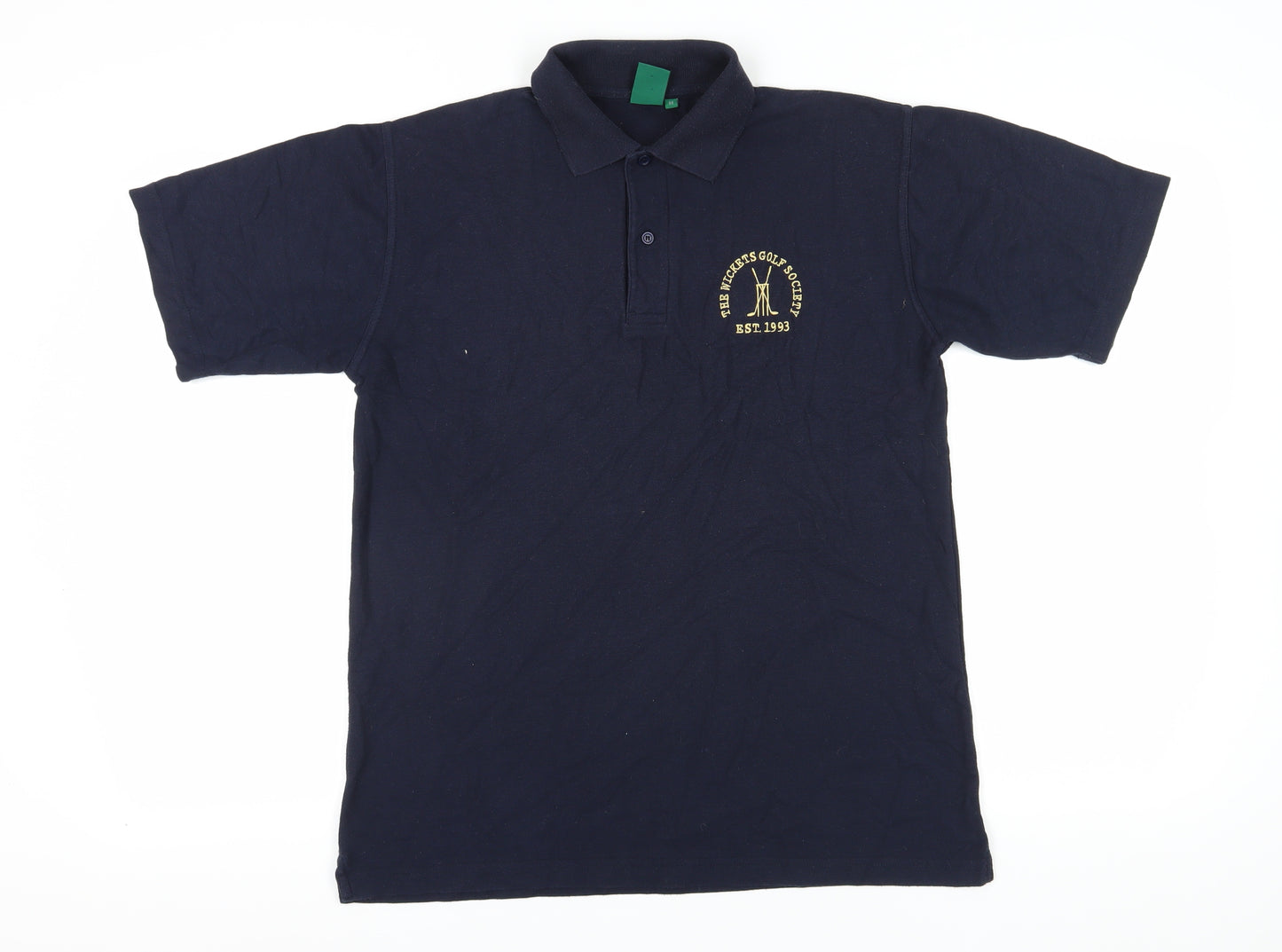 Highfield Men's Blue Polo Shirt Medium, Short Sleeve