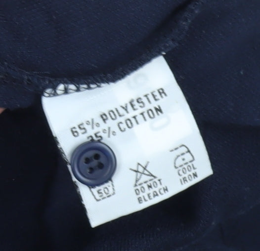 Highfield Men's Blue Polo Shirt Medium, Short Sleeve