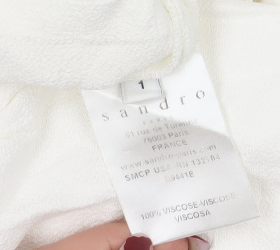 Sandro Women's White Camisole Tank Top Size 4