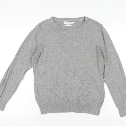 Paul James Women's Grey Pullover Jumper, M, Crew Neck