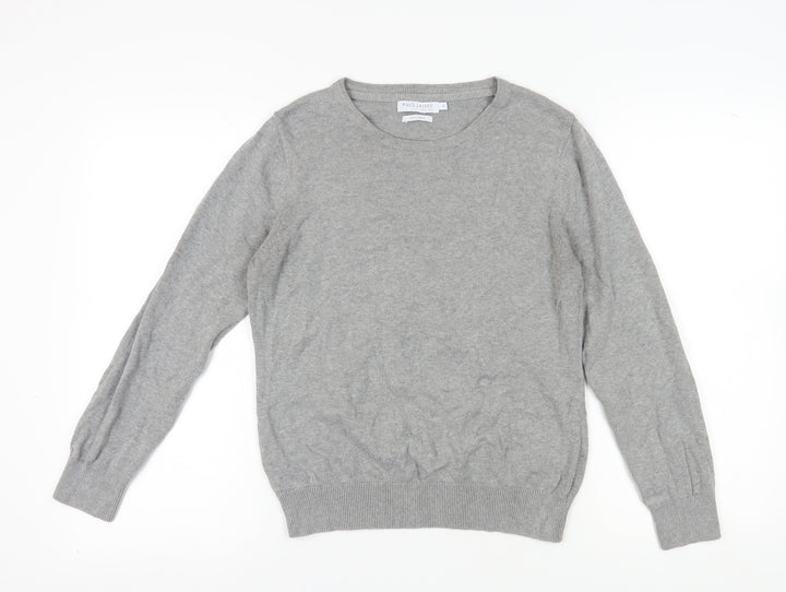 Paul James Women's Grey Pullover Jumper, M, Crew Neck