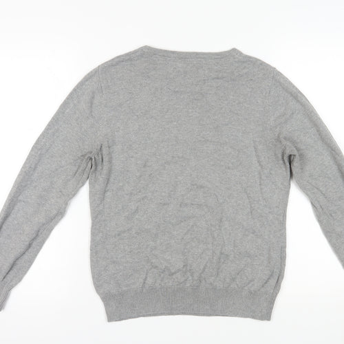 Paul James Women's Grey Pullover Jumper, M, Crew Neck
