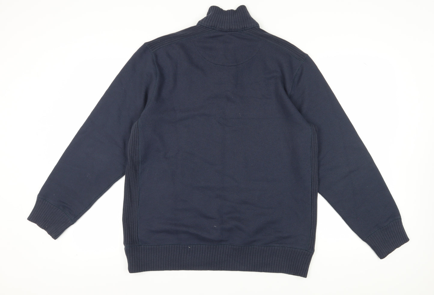 Marks and Spencer Men's Blue Pullover Jumper Size L