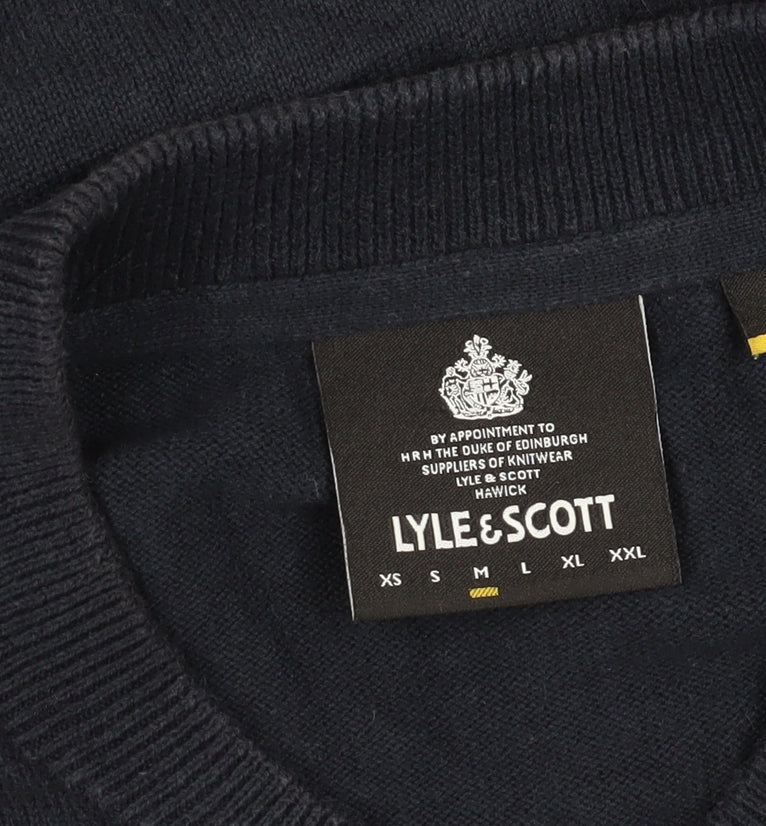 Lyle & Scott Men's Blue Full Zip Jumper M