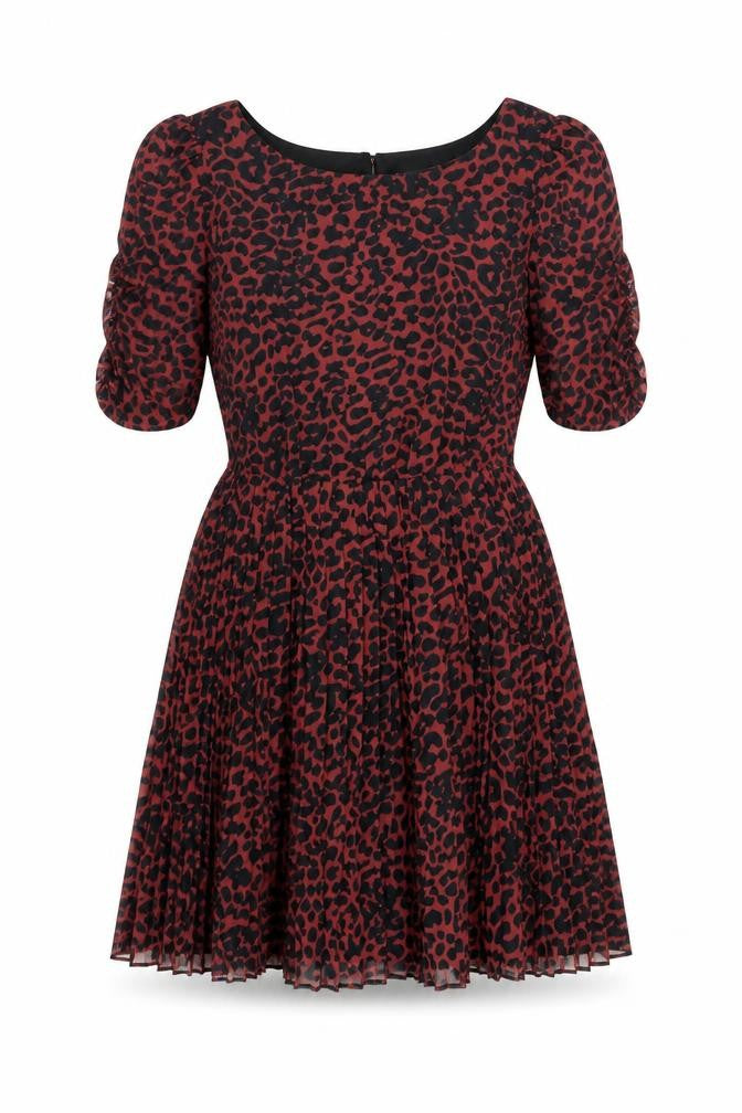 Oasis Women's Animal Print A-Line Dress - Size 10