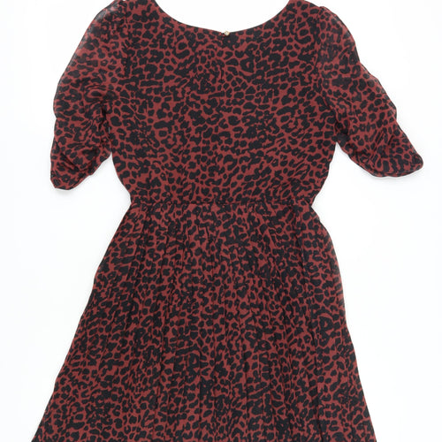 Oasis Women's Animal Print A-Line Dress - Size 10