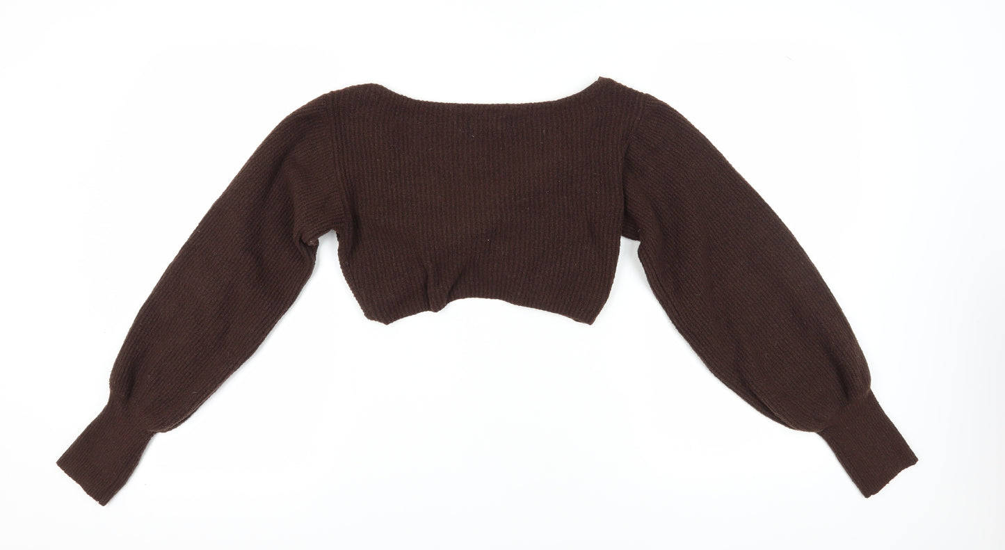 Urban Outfitters Brown Shrug Jumper S Women