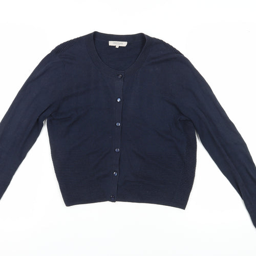 Great Plains Women's Blue Cotton Cardigan, Size S