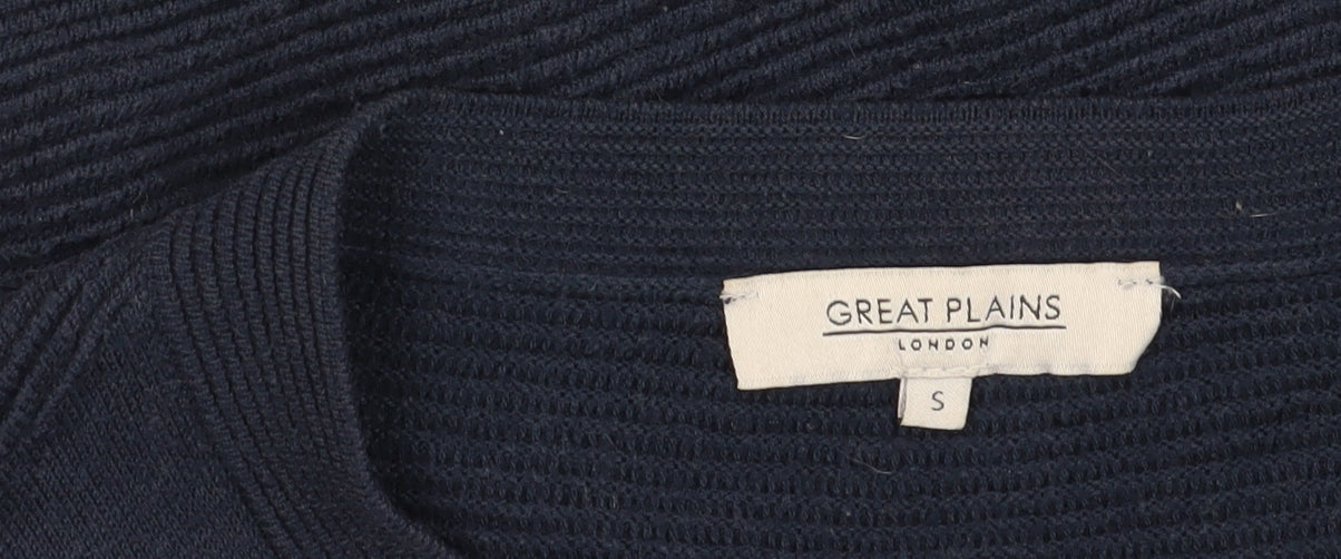 Great Plains Women's Blue Cotton Cardigan, Size S