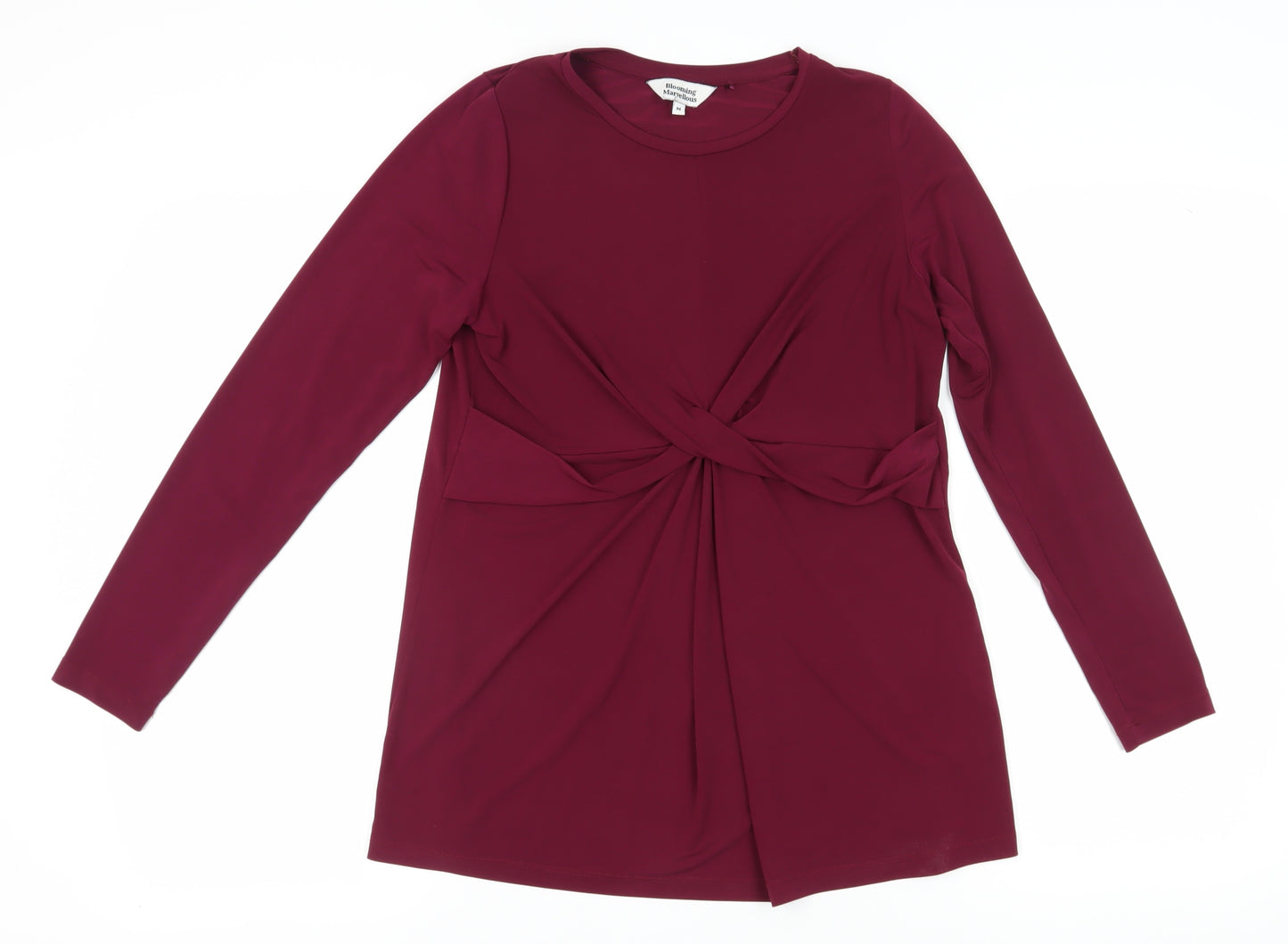 Blooming Marvellous Women's Burgundy Wrap Tunic M
