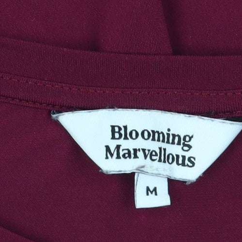 Blooming Marvellous Women's Burgundy Wrap Tunic M