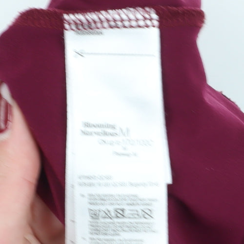 Blooming Marvellous Women's Burgundy Wrap Tunic M