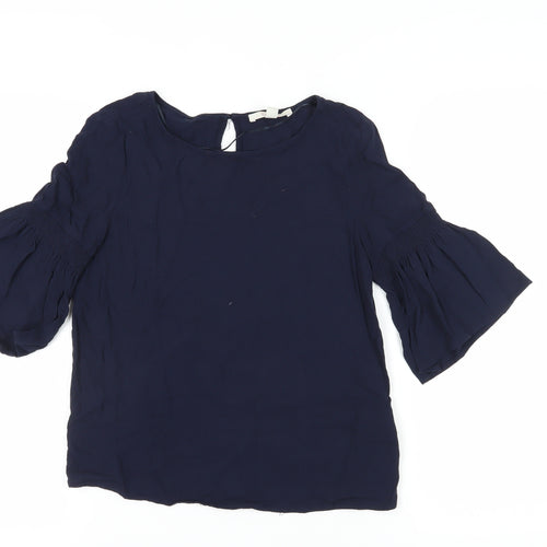 Esprit Women's Blue 3/4 Sleeve Blouse Size 6