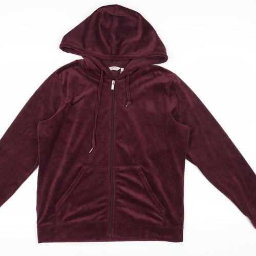 b.young Women’s Red Full Zip Hoodie L