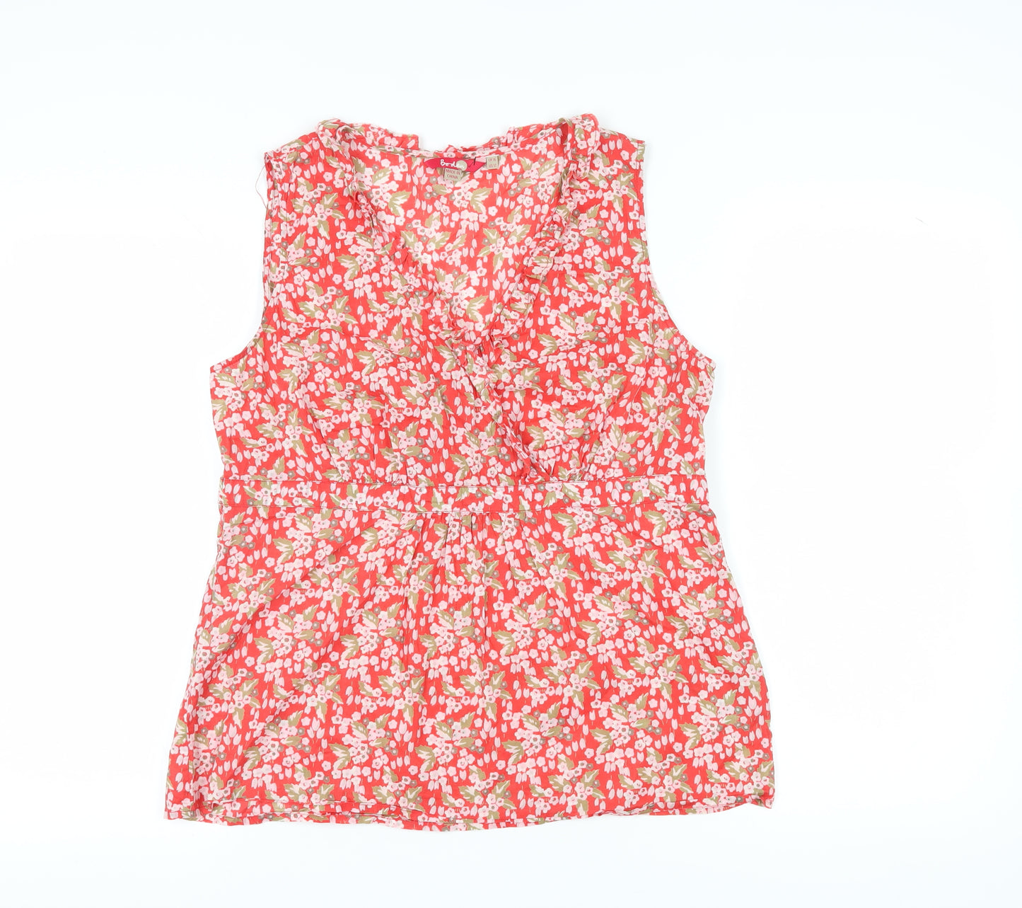 Boden Women's Multicoloured Floral Blouse Size 16