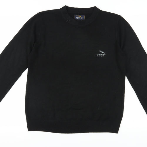Donnay Men's Black Pullover Jumper S for Golf