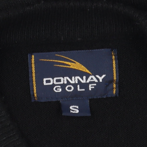 Donnay Men's Black Pullover Jumper S for Golf