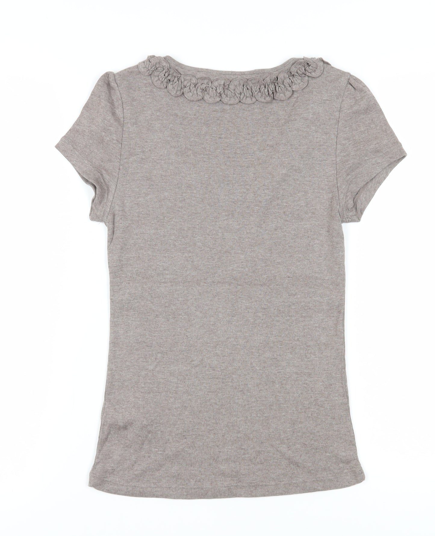 Rocha John Rocha Women's Brown Basic T-Shirt Size 10