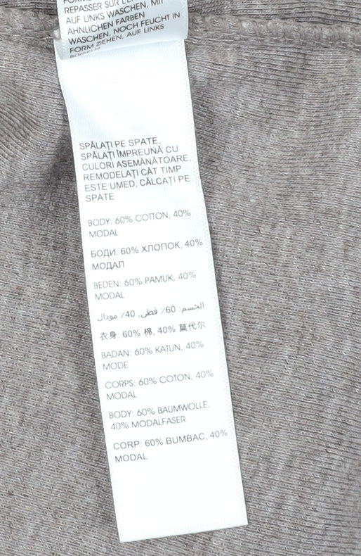 Rocha John Rocha Women's Brown Basic T-Shirt Size 10