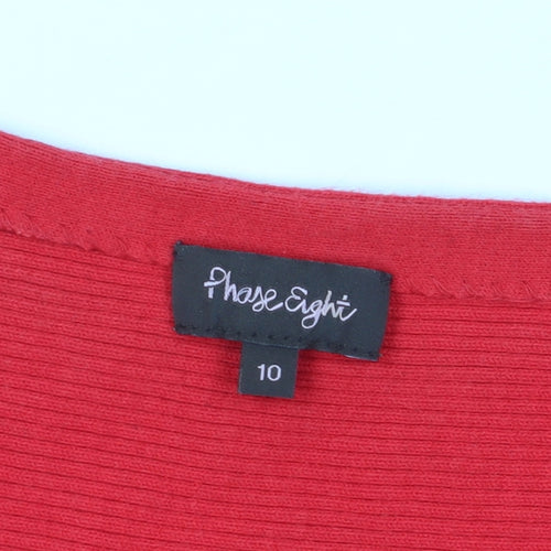 Phase Eight Women's Red A-Line Dress Size 10