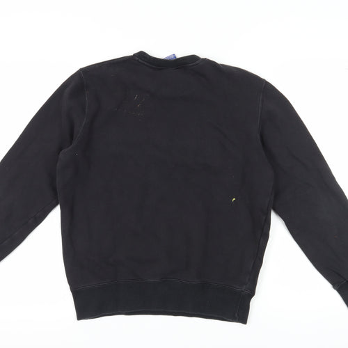 Champion Men's Black Logo Pullover Sweatshirt M