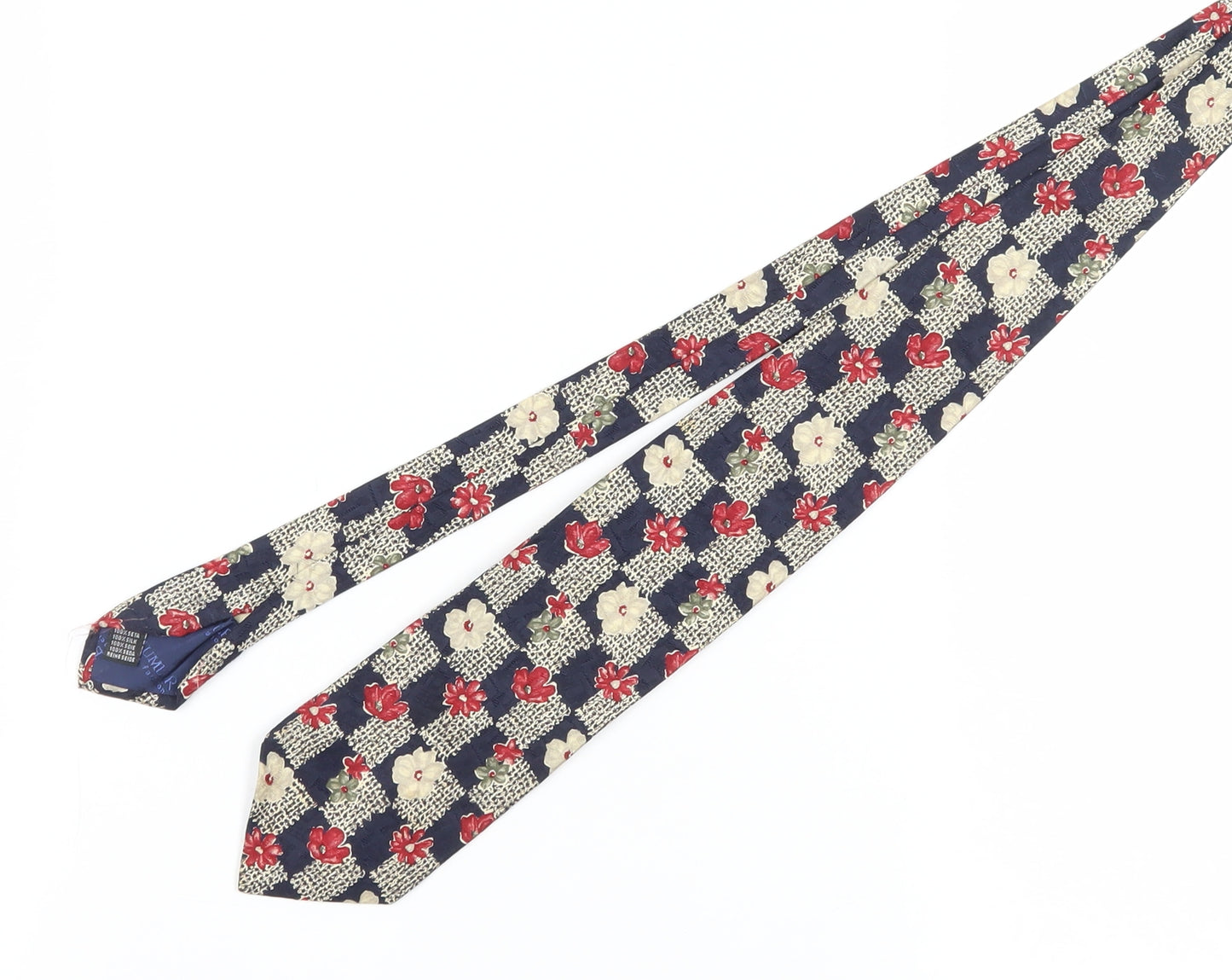 Baumler Men's Floral Silk Tie Multicoloured