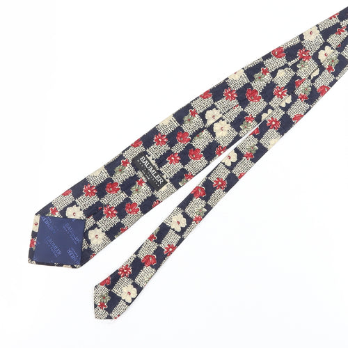 Baumler Men's Floral Silk Tie Multicoloured