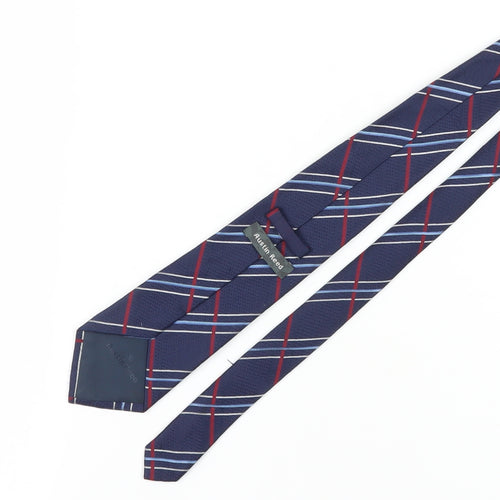 Austin Reed Men's Blue Plaid Silk Designer Tie