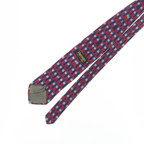 Havana Men's Multicoloured Geometric Tie, One Size