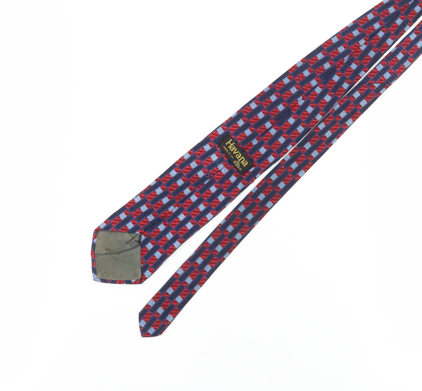 Havana Men's Multicoloured Geometric Tie, One Size