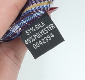 Jeff Banks Men's Multicoloured Plaid Slim Tie