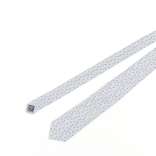 Marks and Spencer Men's White Floral Slim Tie One Size