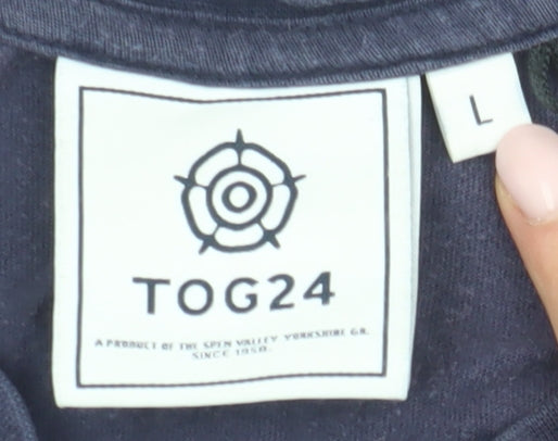 TOG24 Men's Blue L Crew Neck T-Shirt