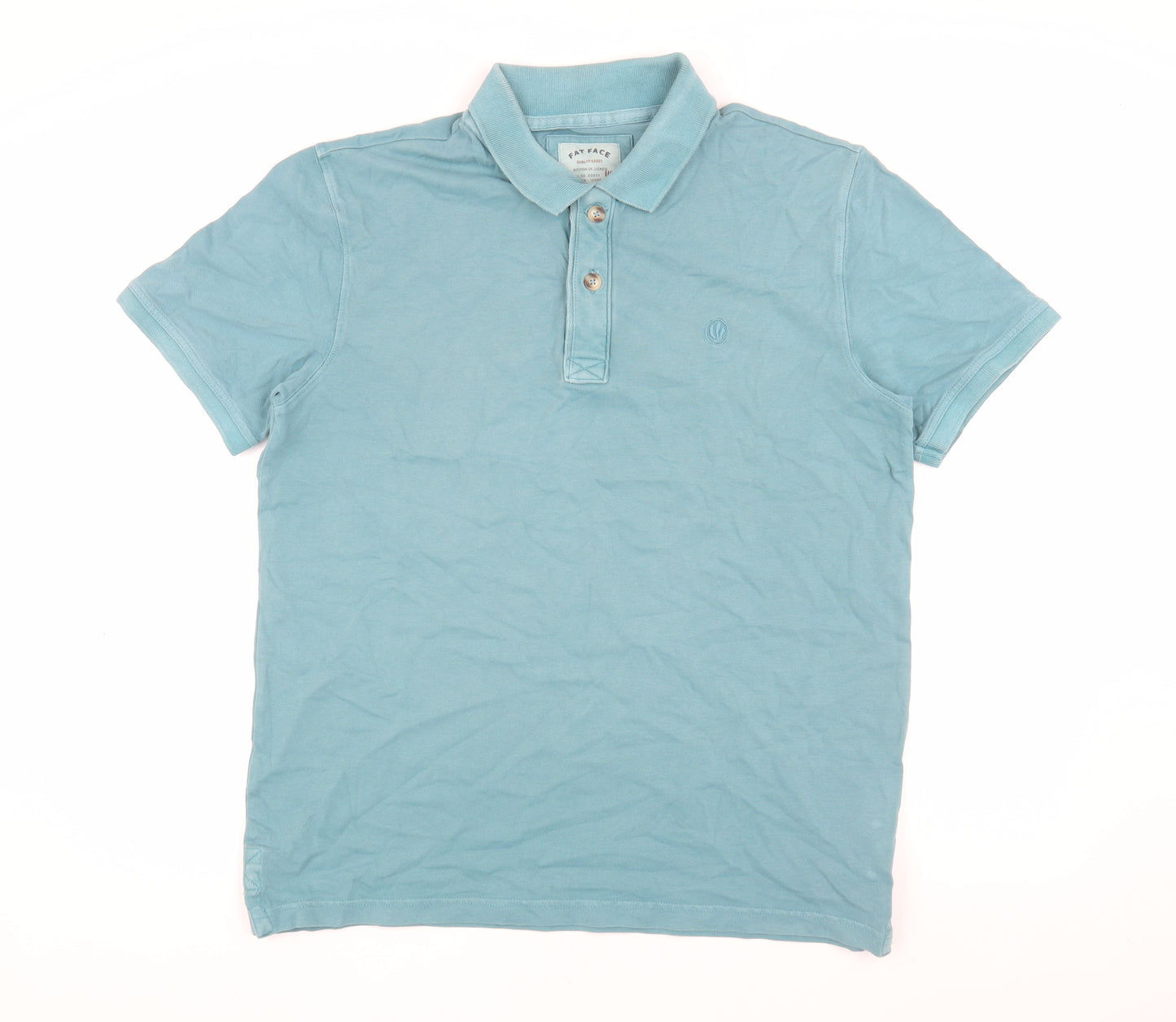 Fat Face Men's Blue Polo Shirt, Size L, Classic Fit