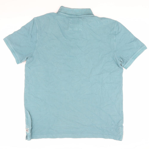 Fat Face Men's Blue Polo Shirt, Size L, Classic Fit