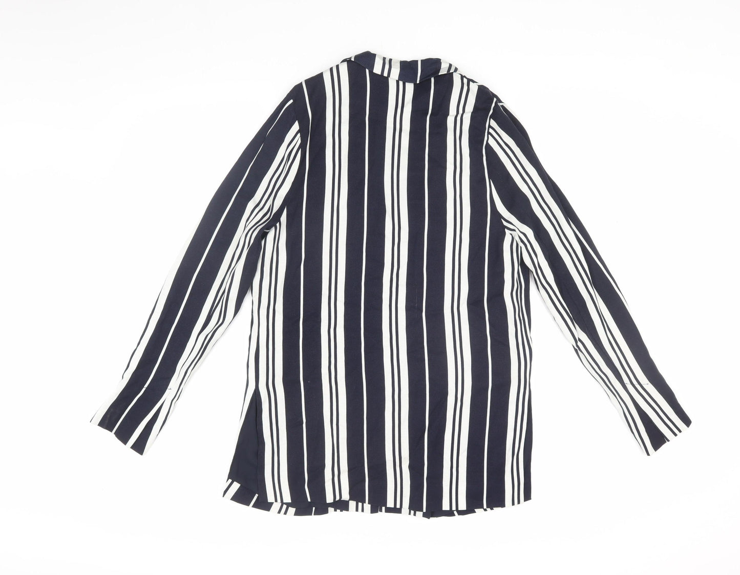 Next Women's Blue Striped Blazer, Size 10, Classic Style