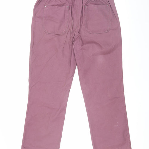Cotton Traders Women's Purple Chino Trousers Size 12