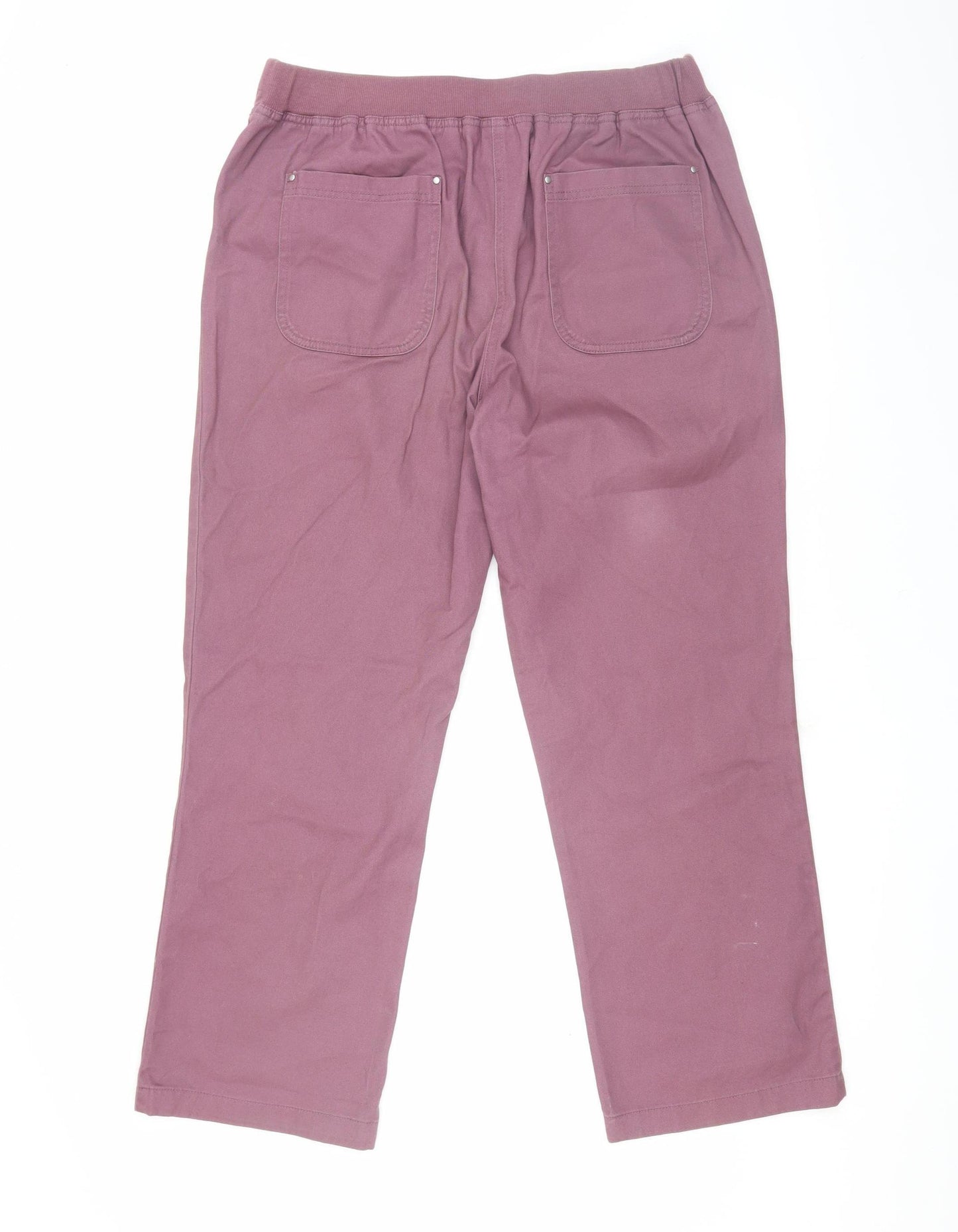Cotton Traders Women's Purple Chino Trousers Size 12