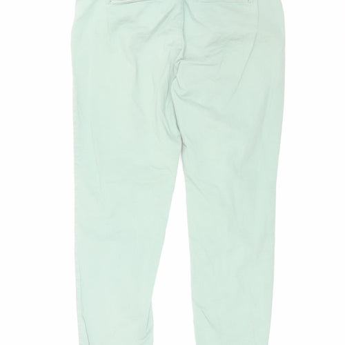 Fat Face Women's Green Chino Trousers Size 14