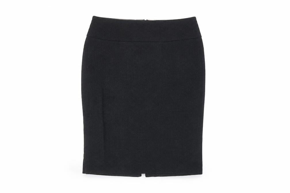 Front view of Jigsaw Women's Black Pencil Skirt, size 10