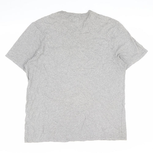 Levi's Men's Grey XL Crew Neck T-Shirt with Logo